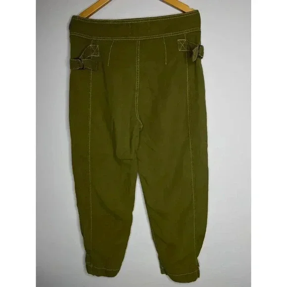 Anthropologie Jackson Tapered Utility pants size 6 Olive green - Picture 5 of 12